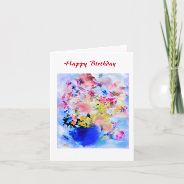 Cartão Flores (Frente)