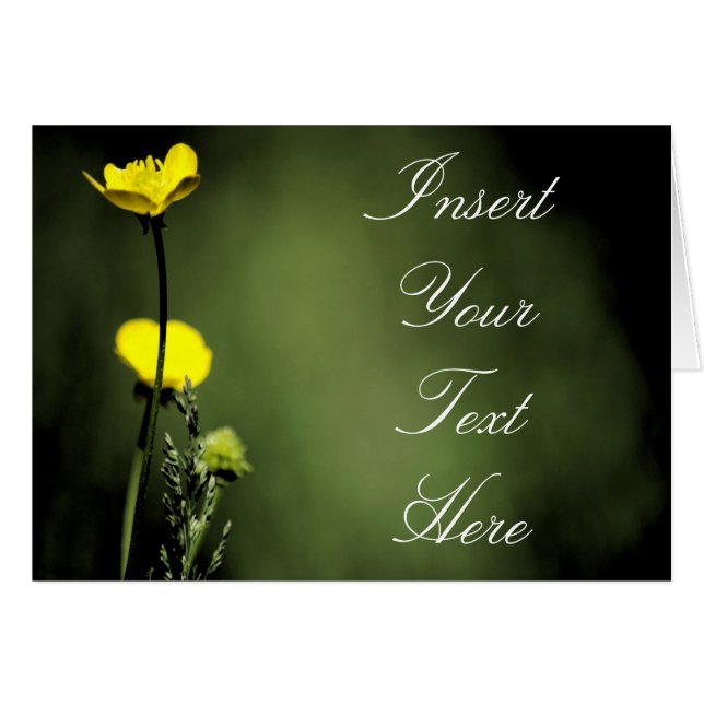 Cartão Flores (Frente Horizontal)