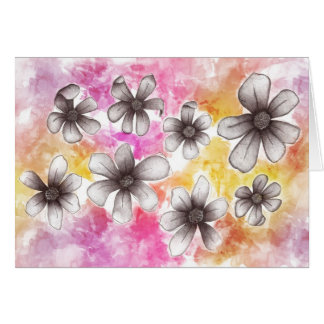 Cartão flores