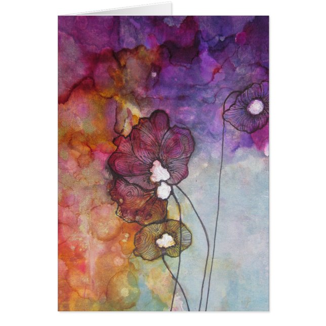 Cartão Flores (Frente)