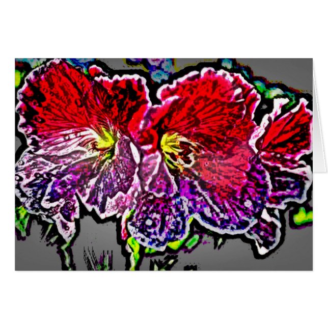 Cartão Flores 76 (Frente Horizontal)