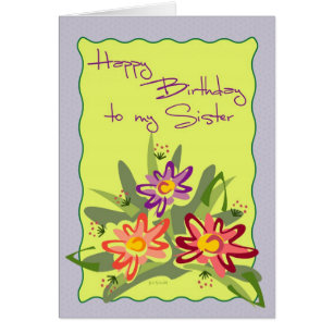 Cartão Flores-BDSis quadro Lilac