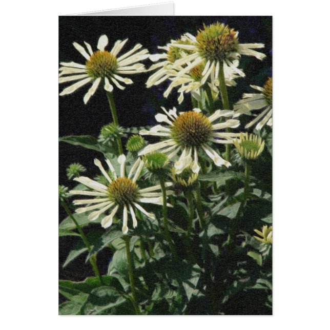 Cartão Flores bonito (Frente)