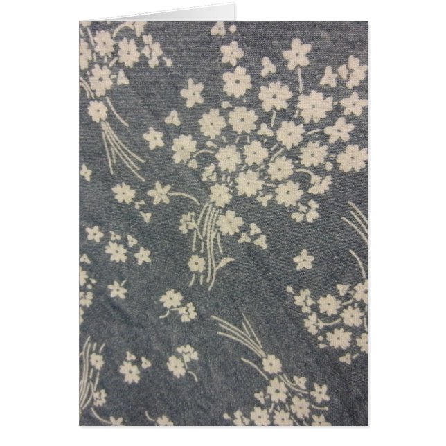 Cartão Flores brancas (Frente)