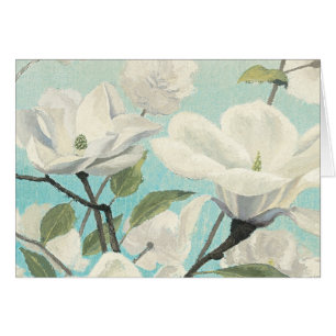 Cartão Flores brancas do sul