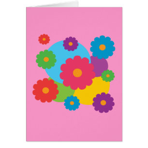 Cartão Flores Coloridas