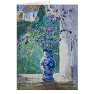 Cartão Flores com Algodão Stanislav Stanek