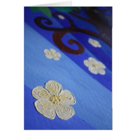 Cartão Flores da árvore