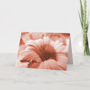 Cartão Flores de Coral Ausentes no Vazio Nota