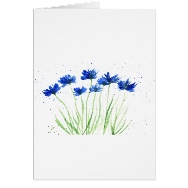 Cartão Flores de flores (Frente)