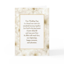 Flores de Marfim para Casamento com Texto Religios