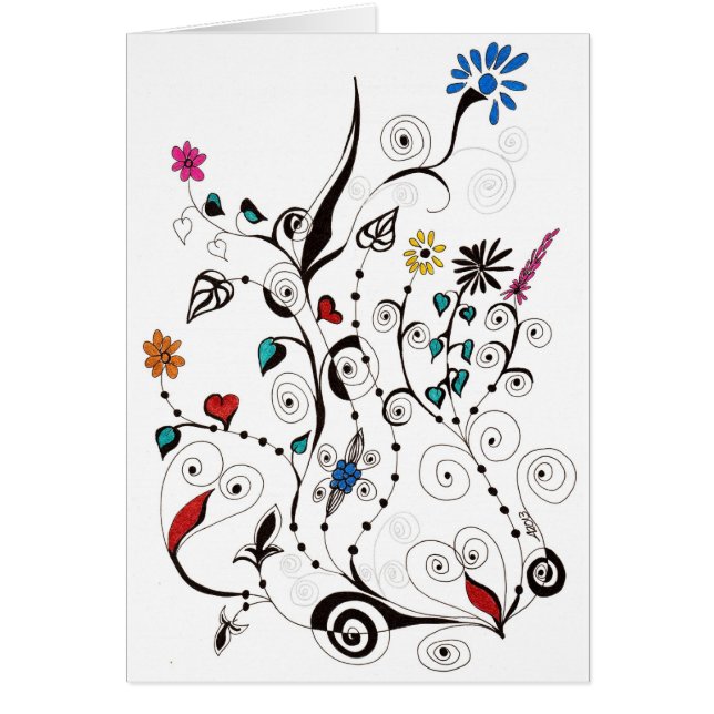 Cartão Flores de Mola_2 (Frente)