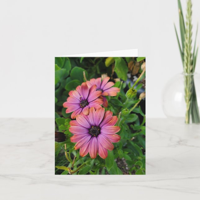 Cartão Flores de primavera (Frente)