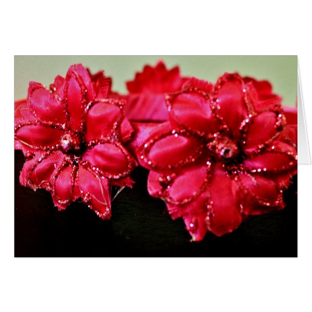 Cartão Flores de Seda (Frente Horizontal)