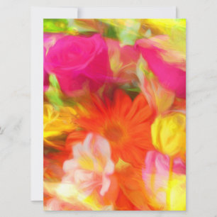 Cartão Flores de Verão