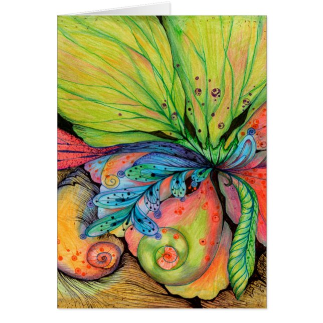 Cartão Flores do Amor (Frente)