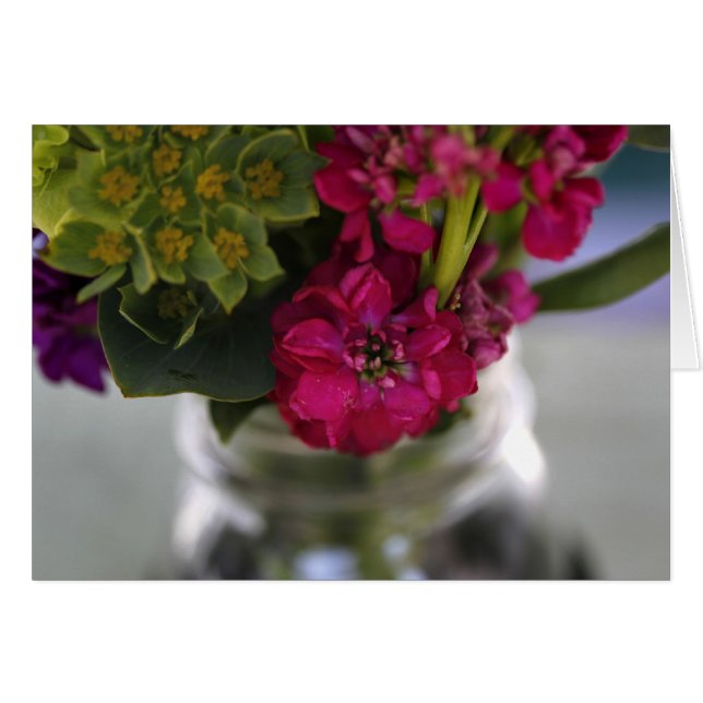 Cartão Flores Do Mercado Agricultores (Frente horizontal)