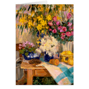 Cartão Flores frescas II