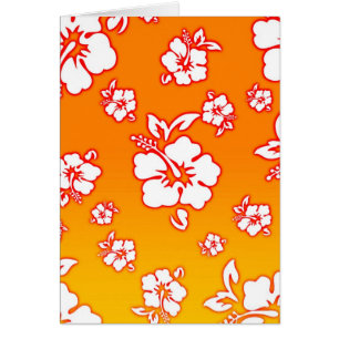 Cartão Flores havaianas