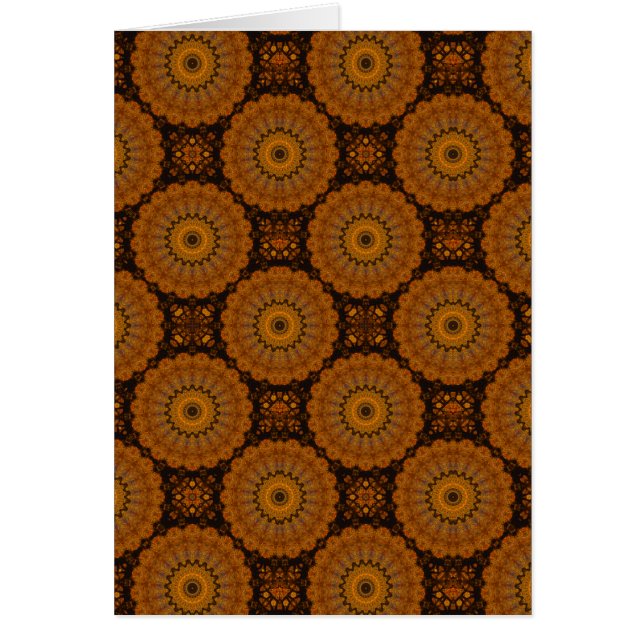 Cartão Flores Laranja (Frente)