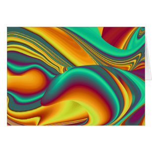 Cartão Flores Mágicas de Primavera Verão Outono