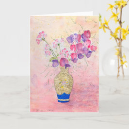 Cartão Flores para o Dia dos Namorados....