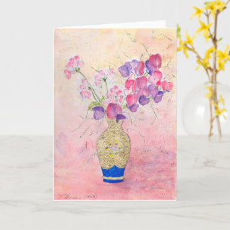 Cartão Flores para o Dia dos Namorados....