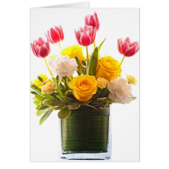 Cartão Flores para você (Frente)