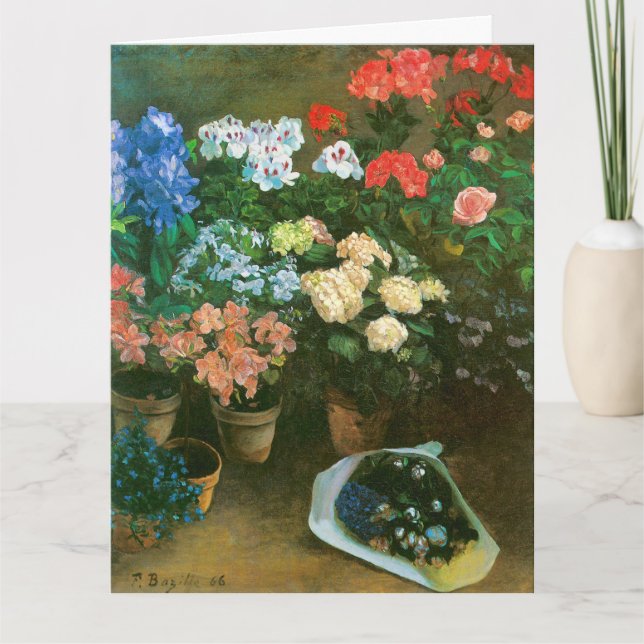 Cartão Flores Potentes Dia de as mães Grande (Frente)