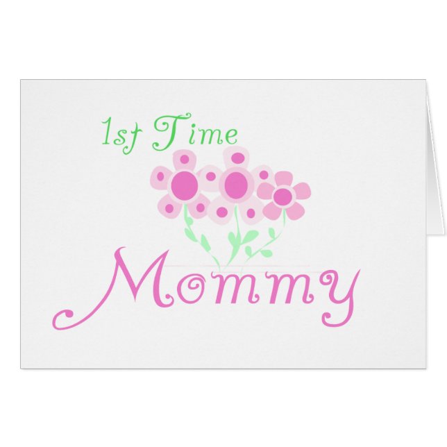 Cartão Flores rosa 1rua camisetas e presentes (Frente Horizontal)