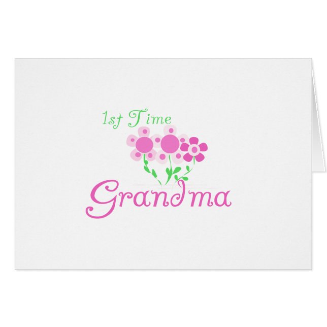 Cartão Flores Rosa-Vovó-1rua (Frente Horizontal)