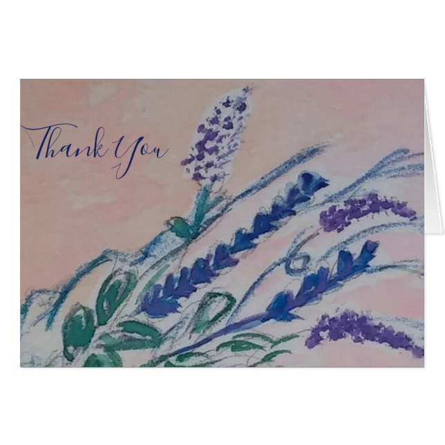 Cartão flores selvagens (Frente horizontal)