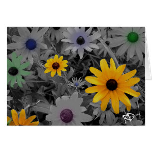 Cartão Flores selvagens
