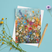 Flores Silvestres Aniversário ou Qualquer Ocasião