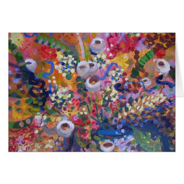 Cartão Flores silvestres australianas (Frente Horizontal)