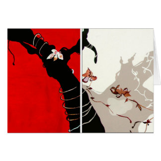 Cartão Floresta assombrada