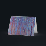 Cartão Floresta Beech por Gustav Klimt, Vintage Art Nouve<br><div class="desc">Beech Forest (1902), de Gustav Klimt, é uma pintura típica de paisagem de belas artes vitoriana simbolismo da era vitoriana que apresenta uma cena natural. Uma floresta escura com faia e folhas à noite. Sobre o artista: Gustav Klimt (1862-1918) era um pintor simbolista austríaco e um dos membros mais proeminentes...</div>