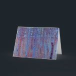 Cartão Floresta Beech por Gustav Klimt, Vintage Art Nouve<br><div class="desc">Beech Forest (1902), de Gustav Klimt, é uma pintura típica de paisagem de belas artes vitoriana simbolismo da era vitoriana que apresenta uma cena natural. Uma floresta escura com faia e folhas à noite. Sobre o artista: Gustav Klimt (1862-1918) era um pintor simbolista austríaco e um dos membros mais proeminentes...</div>