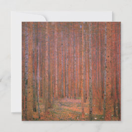 Cartão Floresta de Abetos (por Gustav Klimt)