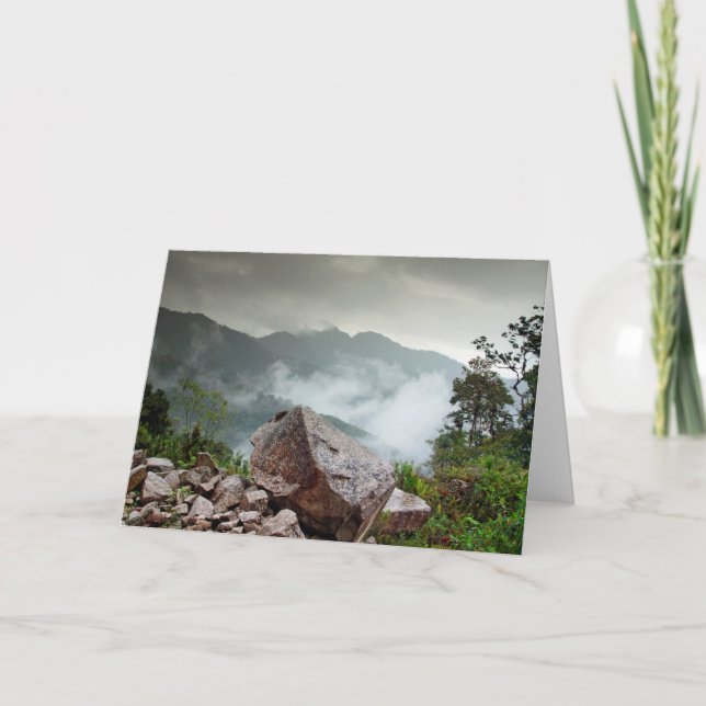 Cartão Floresta em Nuvem (Frente)