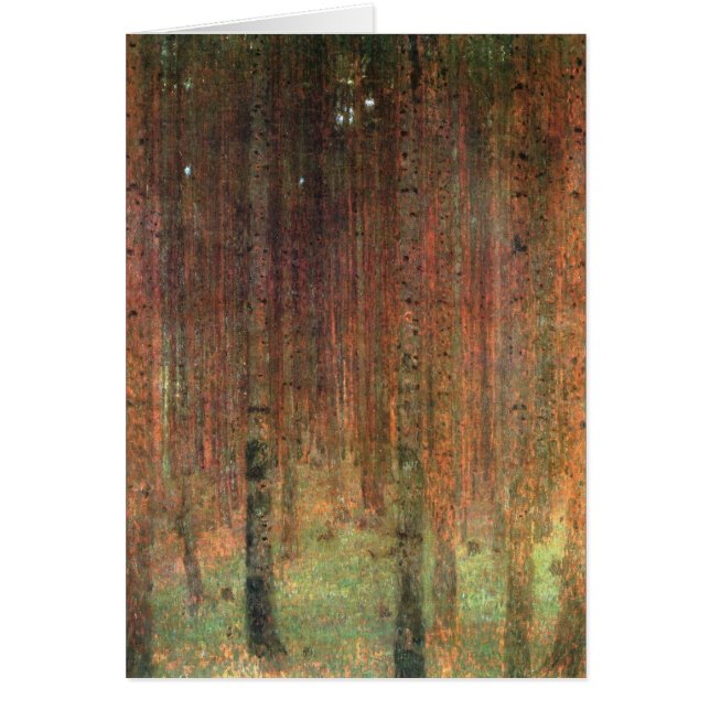 Cartão Floresta II do pinho legal (Frente)