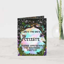 Cartão Floresta Mágica dos Caprichos das Fadas