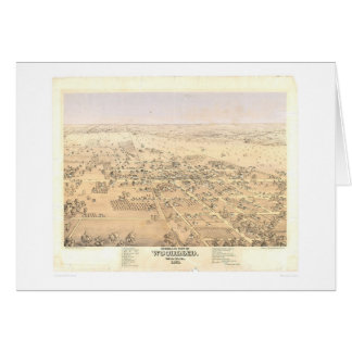 Cartão Floresta, mapa panorâmico do CA (1874A)