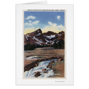 Cartão Floresta nacional de Deschutes, OU