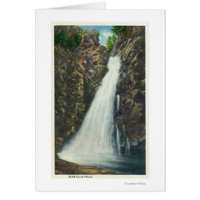 Cartão Floresta Nat, Montanhas Brancas (Frente)