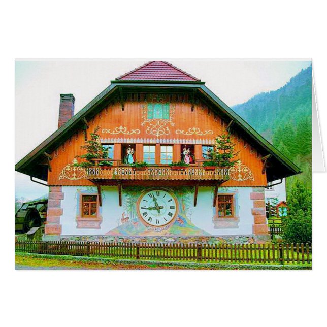 CARTÃO FLORESTA NEGRA, ALEMANHA (Frente Horizontal)