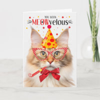 Floresta Norueguesa Laranja MEOWveloz Aniversário