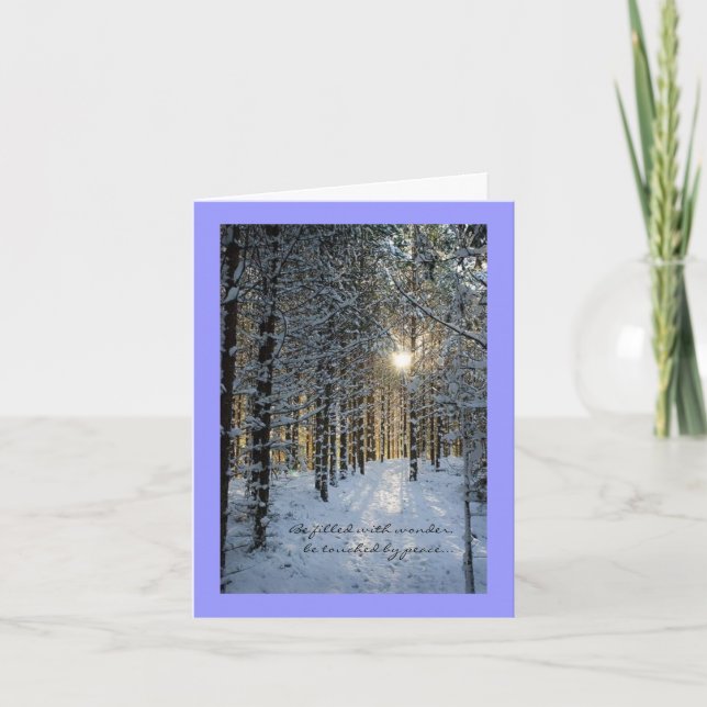 Cartão - FlorestaNoInverno (Frente)