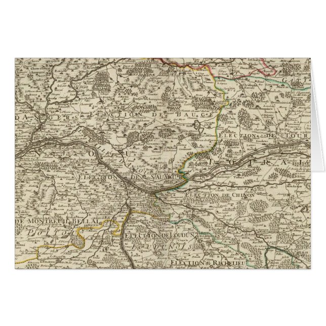 Cartão Florestas da França (Frente Horizontal)