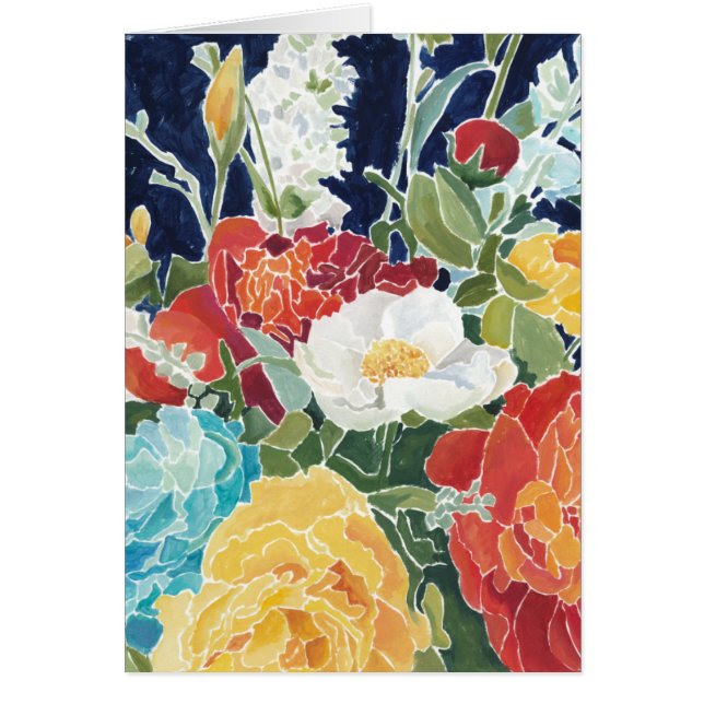 Cartão Florestas da meia-noite (Frente)